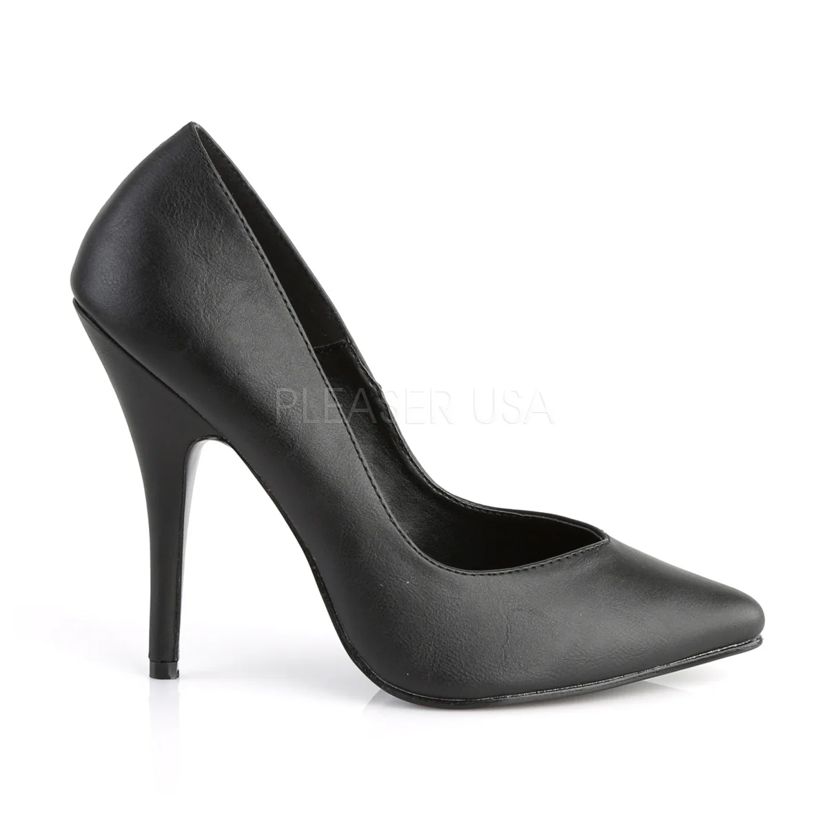 SEDUCE-420V  Black Faux Leather - Image 5
