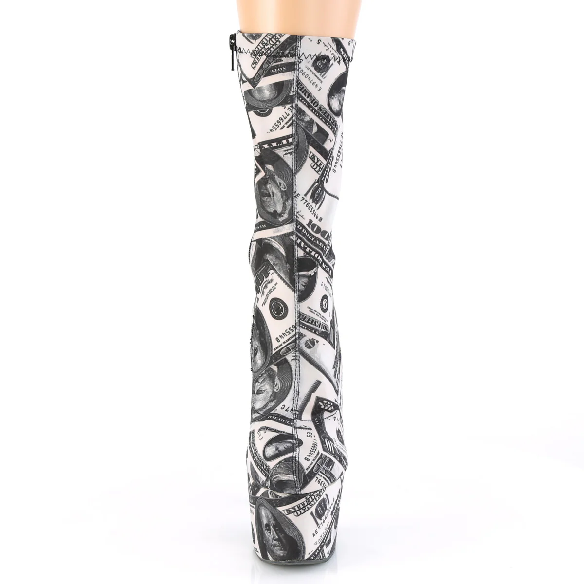 ADORE-1002DP White-Black Stretch Fabric /White-Black Fabric - Image 2