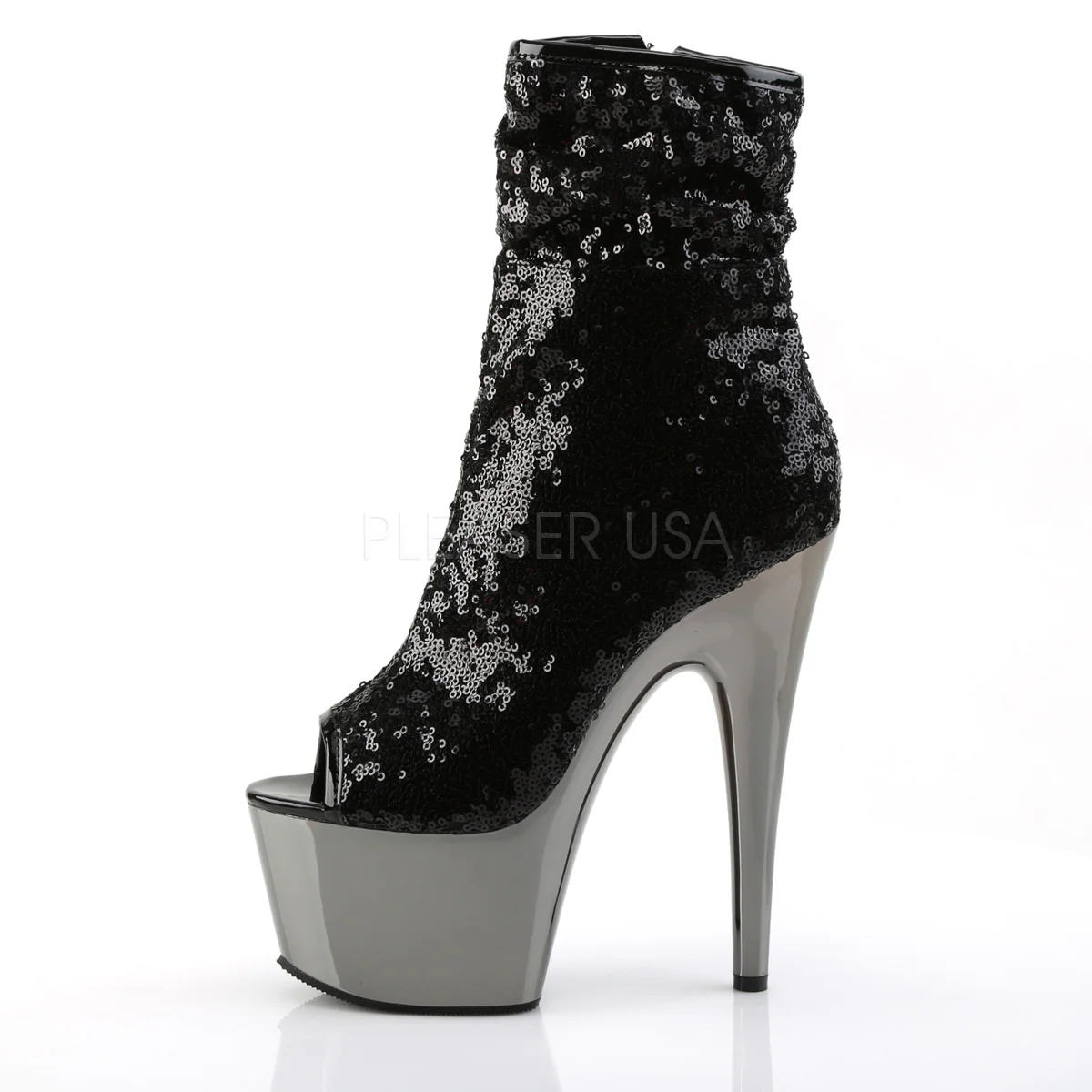 ADORE-1008SQ Black Sequins/Dark Pewter Chrome - Image 3