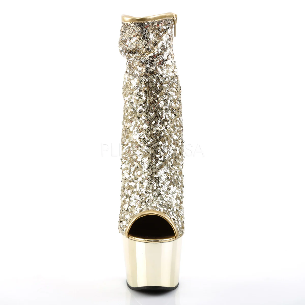 ADORE-1008SQ  Gold Sequins/Gold Chrome - Image 2
