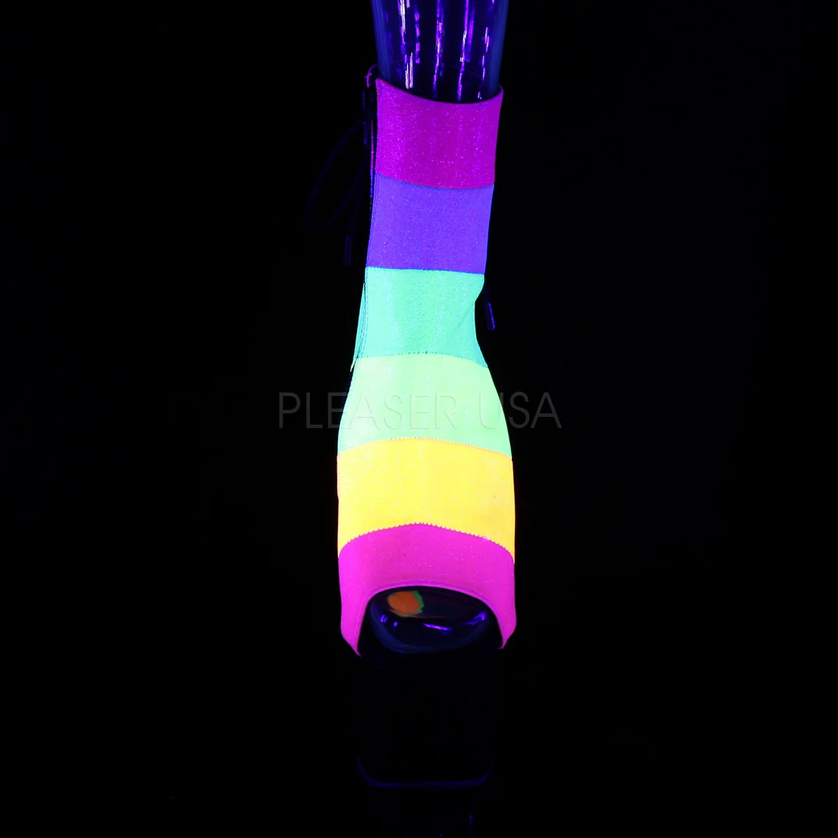 ADORE-1018RBG  Rainbow Multi Glitter/Black - Image 2