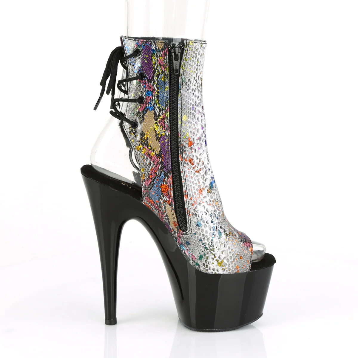 ADORE-1018SP  Multi-Color Snake Print/Black - Image 5