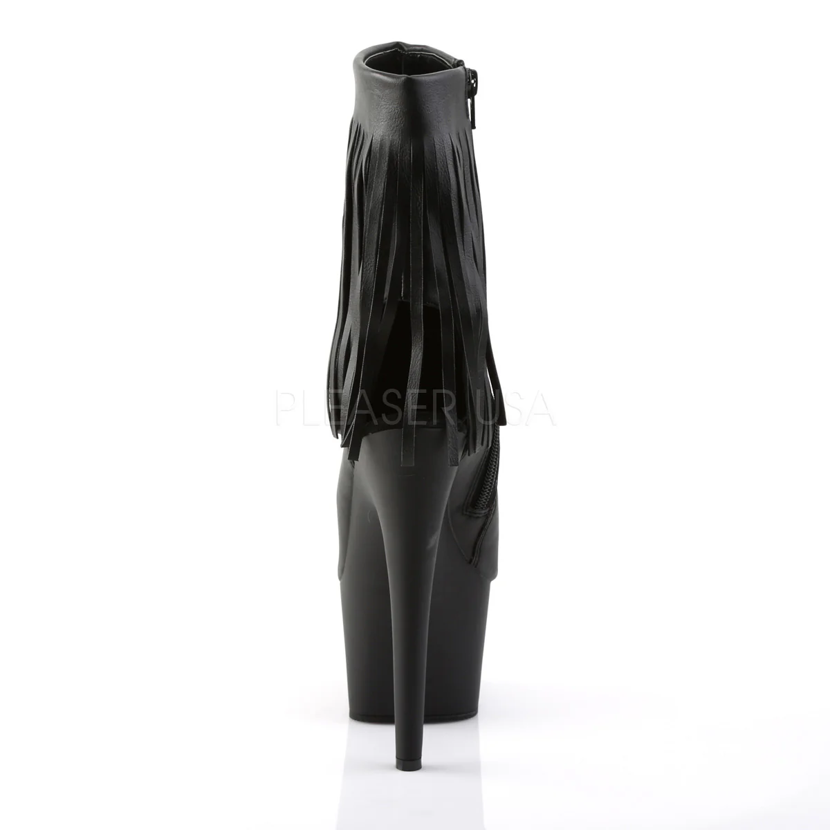 ADORE-1019 Black Faux Leather/Black Matte - Image 4