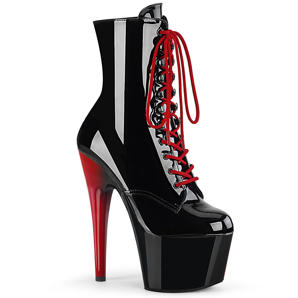 ADORE-1020  Black Patent/Black-Red