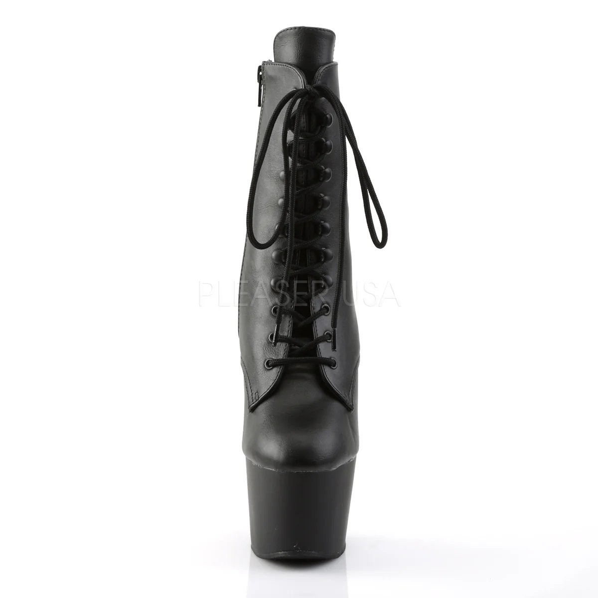 ADORE-1020 Black Faux Leather/Black Matte - Image 2