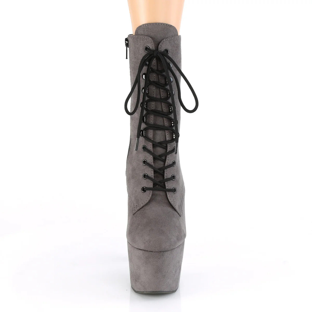 ADORE-1020FS  Grey Faux Suede/Grey Faux Suede - Image 2