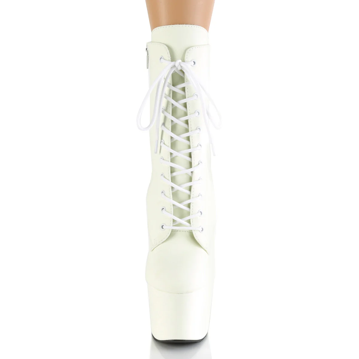 ADORE-1020GD  White Glow Faux Leather/White Glow Faux Leather - Image 2