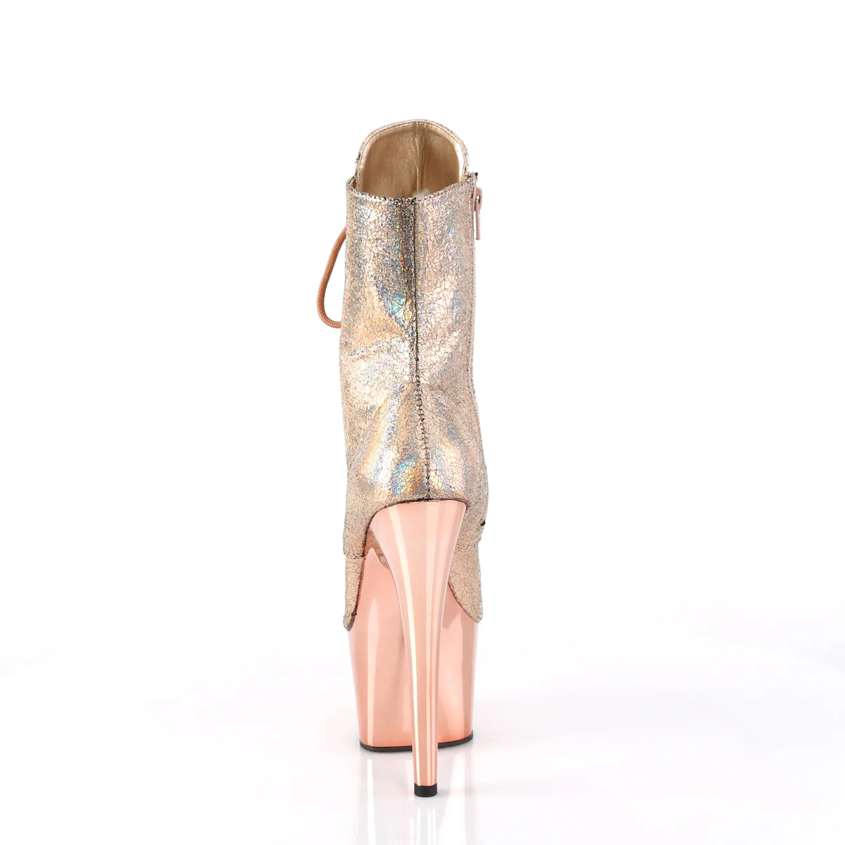ADORE-1020HM  Rose Gold Holo Metallic Pu/Rose Gold Chrome - Image 4