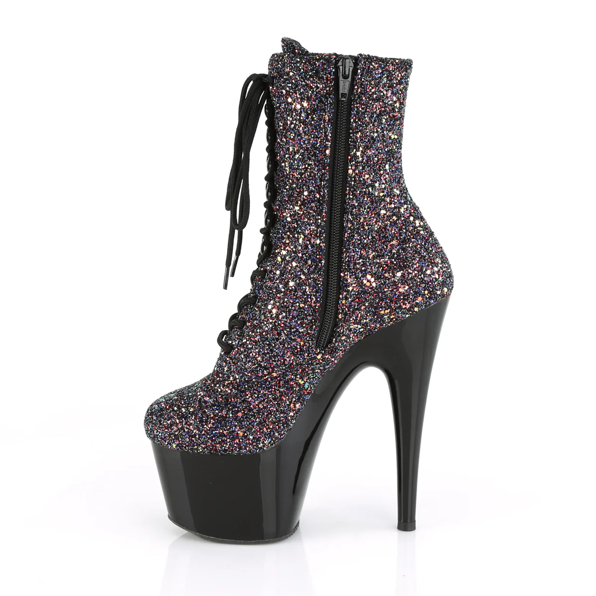 ADORE-1020LG  Purple Multi Glitter/Black - Image 3