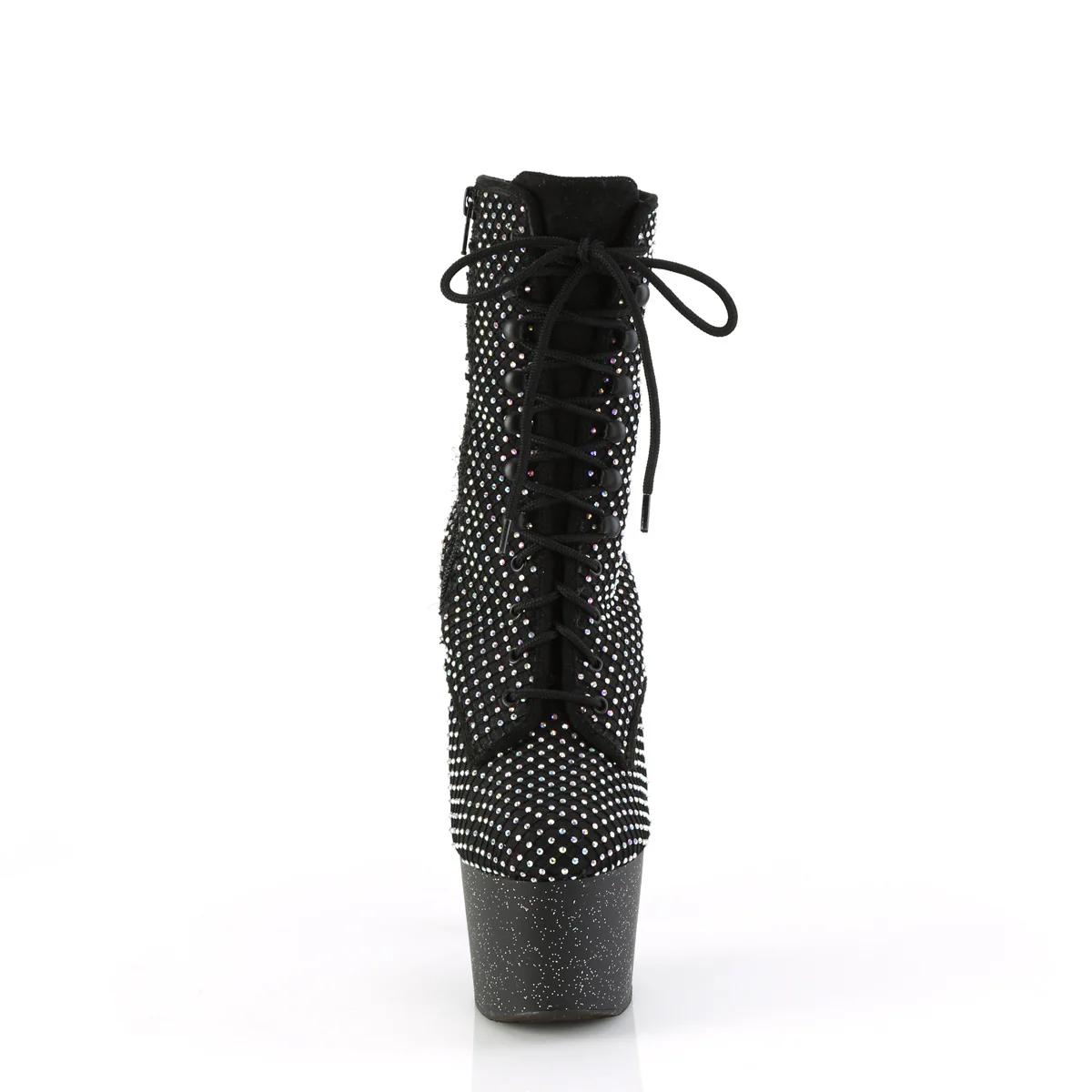 ADORE-1020RM  Black Faux Suede-RS Mesh/Black Matte - Image 2