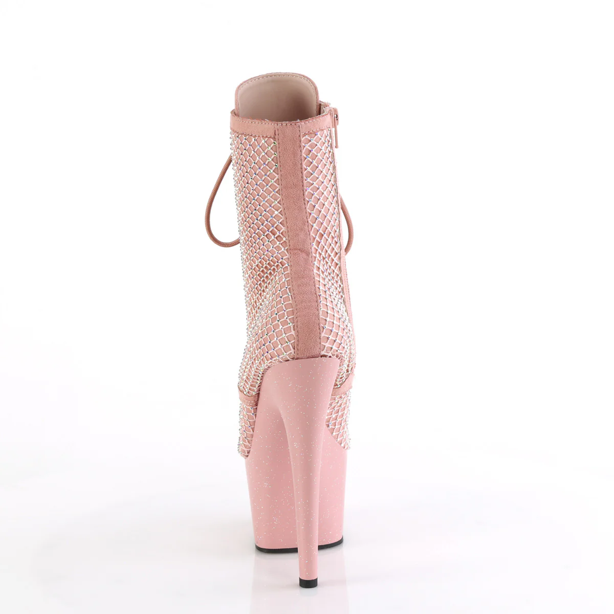 ADORE-1020RM  Salmon Pink Faux Suede-RS Mesh/Baby Pink M - Image 4