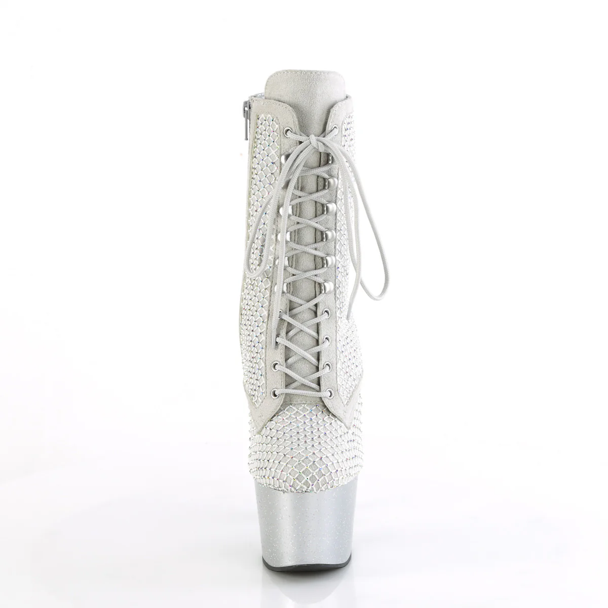 ADORE-1020RM  Silver Faux Sude-RS Mesh/Silver Matte - Image 2