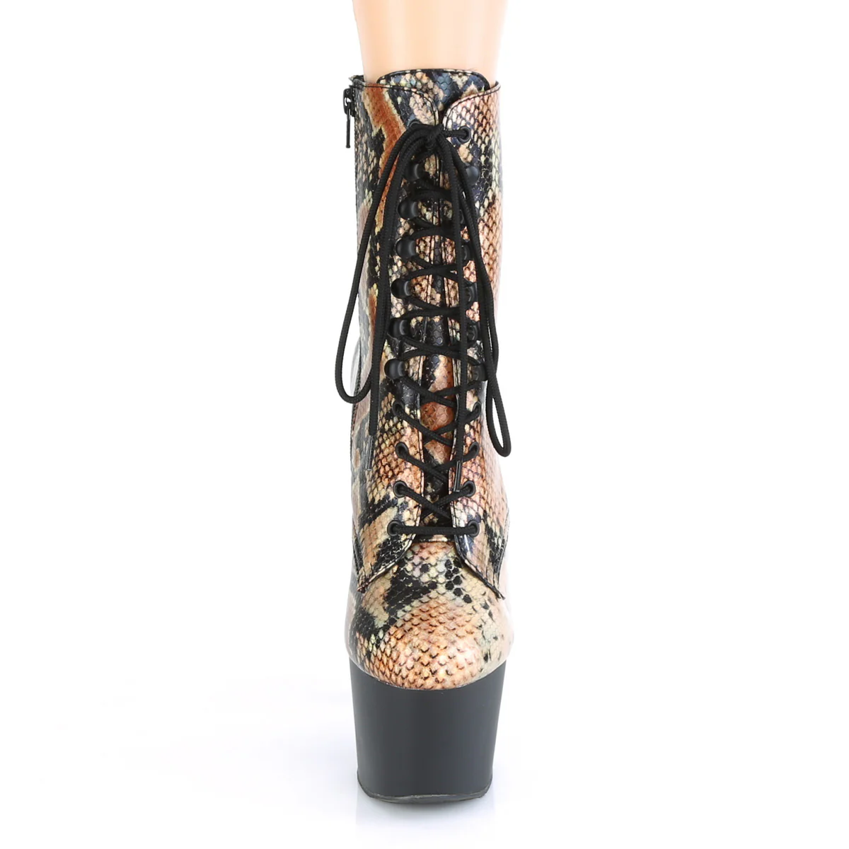 ADORE-1020SP  Gold Holographic Snake Print/Black Matte - Image 2