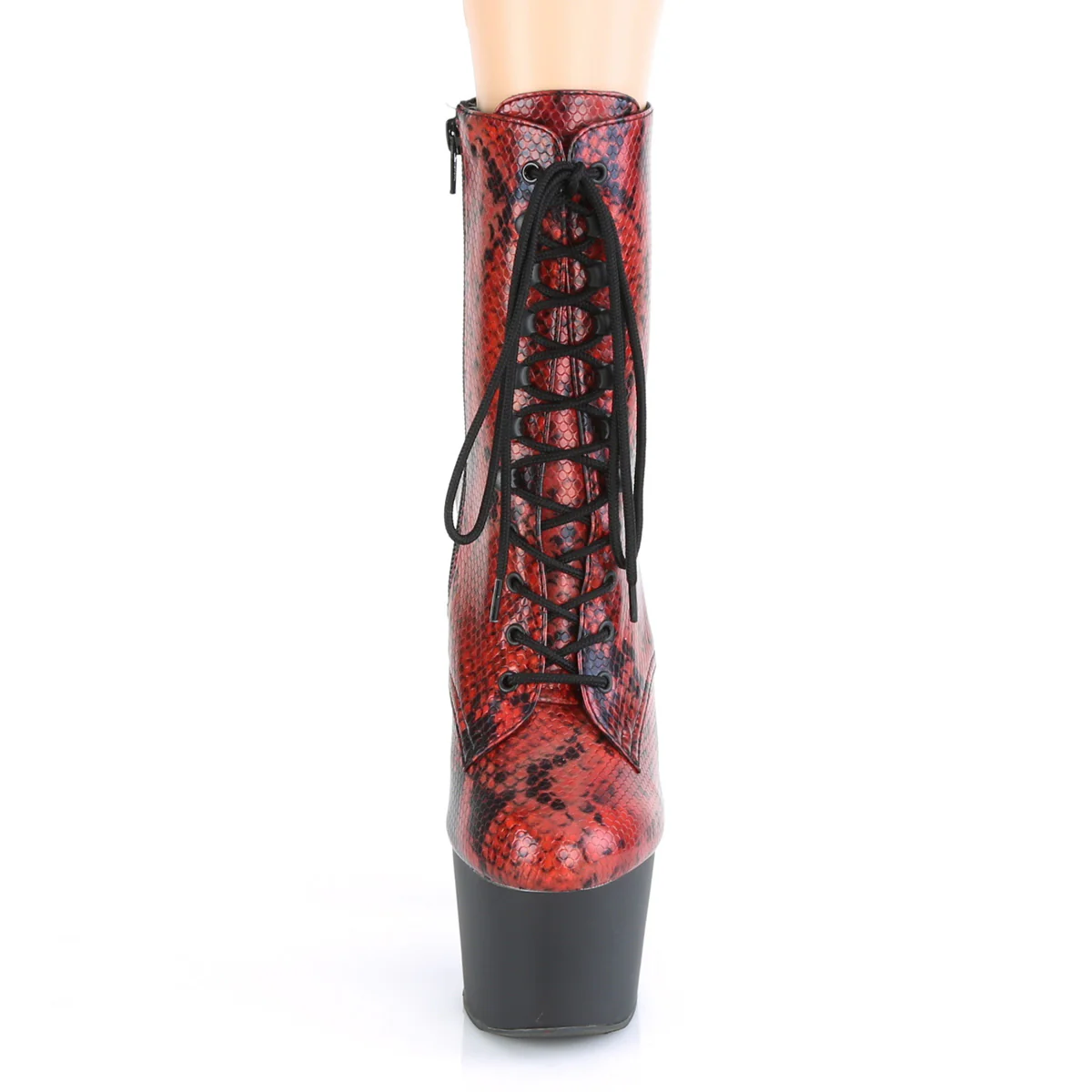 ADORE-1020SP Red Holographic Snake Print/Black Matte - Image 2