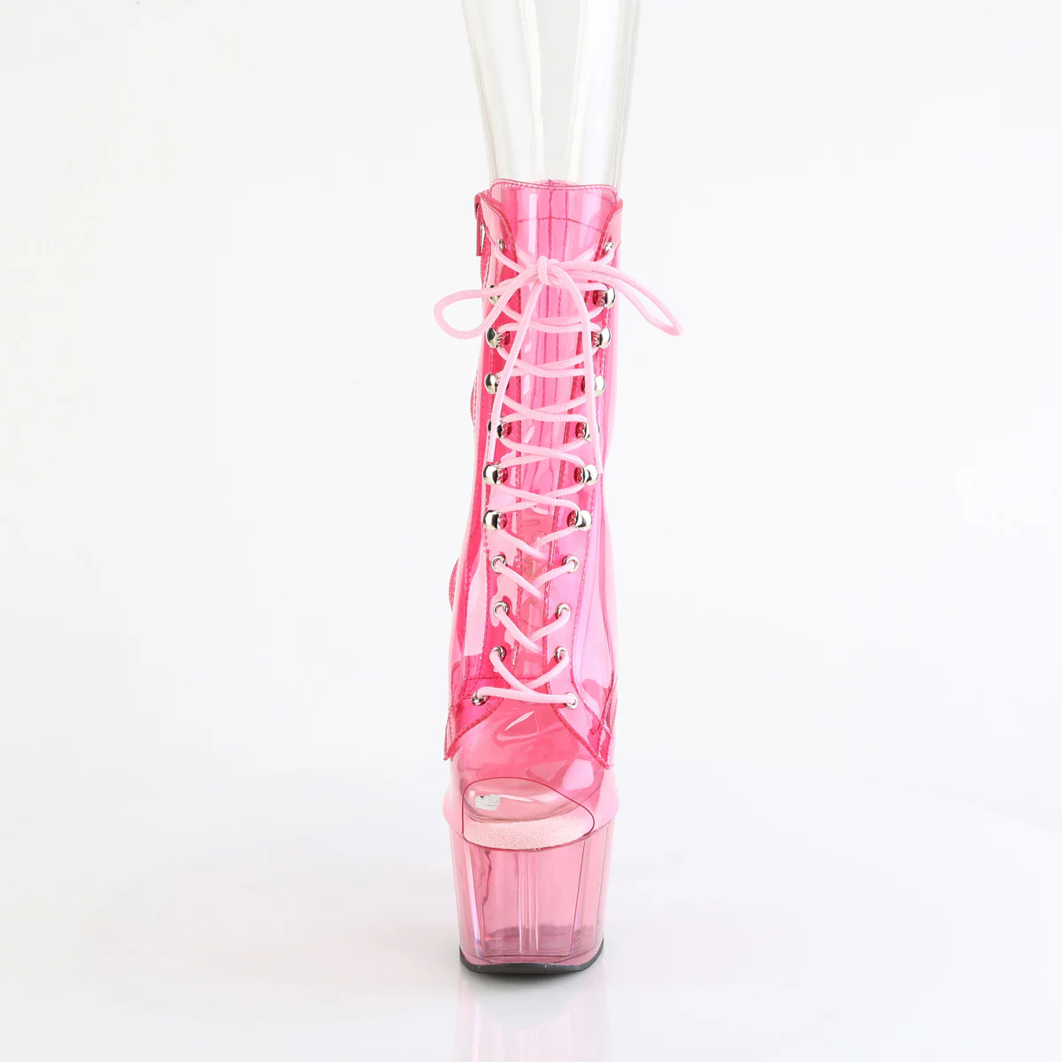 ADORE-1021C-T Baby Pink Translucent PVC/BabyG. Pink Tinted - Image 2
