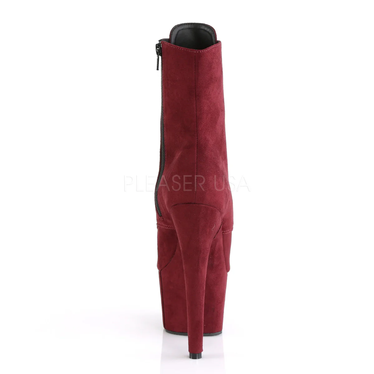 ADORE-1021FS  Burgundy Faux Suede/Burgundy Faux Suede - Image 4