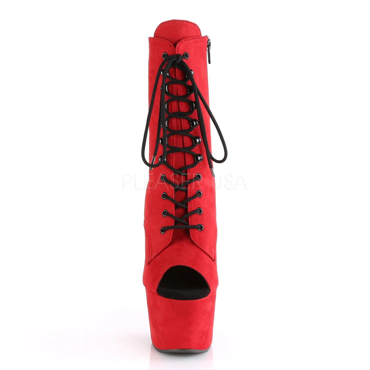 ADORE-1021FS Red Faux Suede/Red Faux Suede - Image 2