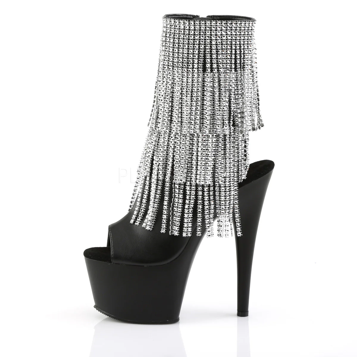 ADORE-1024RSF Black Faux Leather-Silver/Black Matte - Image 3