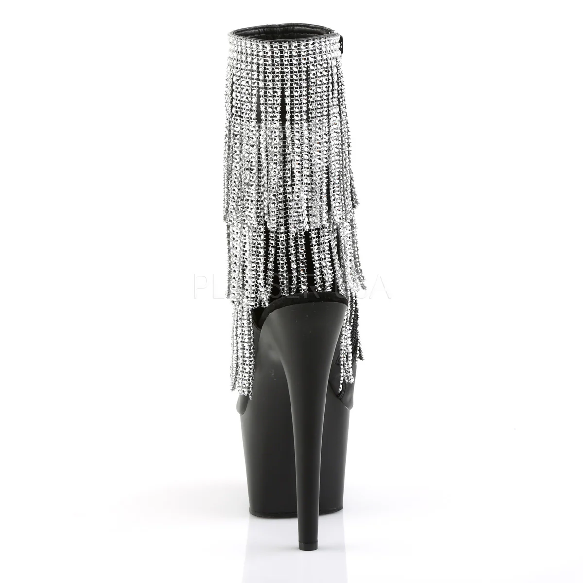 ADORE-1024RSF Black Faux Leather-Silver/Black Matte - Image 4