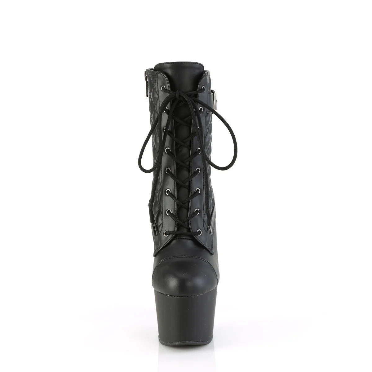 ADORE-1033 Black Faux Le/Black Matte - Image 2