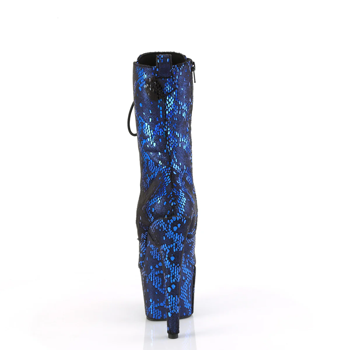 ADORE-1040SPF  Blue Metallic Snake Print Fabric/M - Image 4