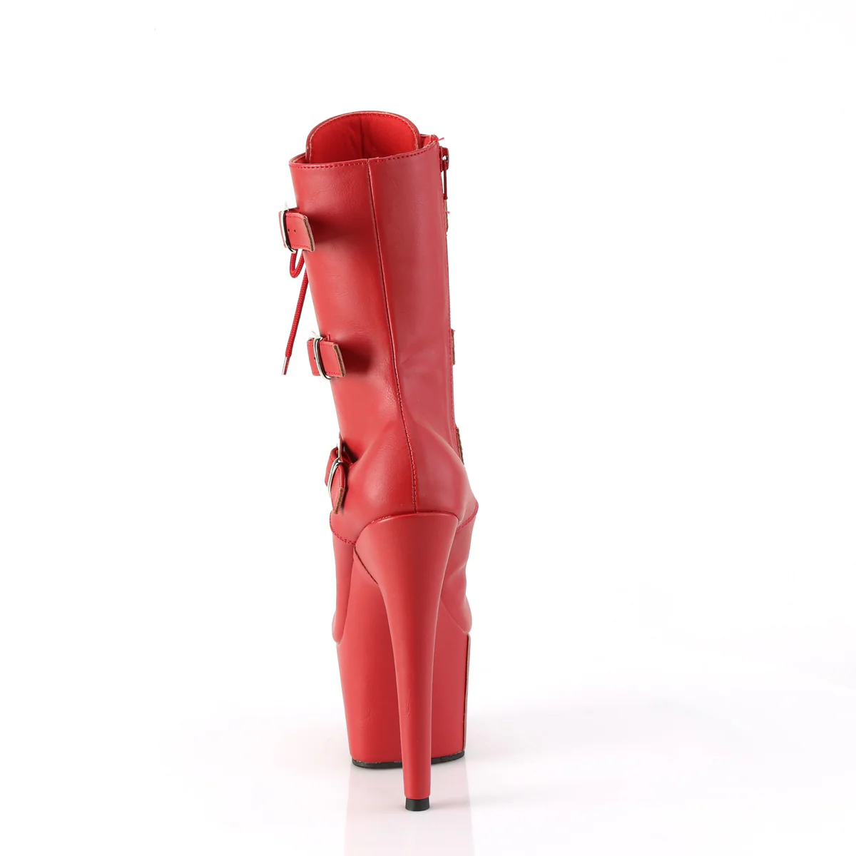 ADORE-1043  Red Faux Leather/Matching - Image 4