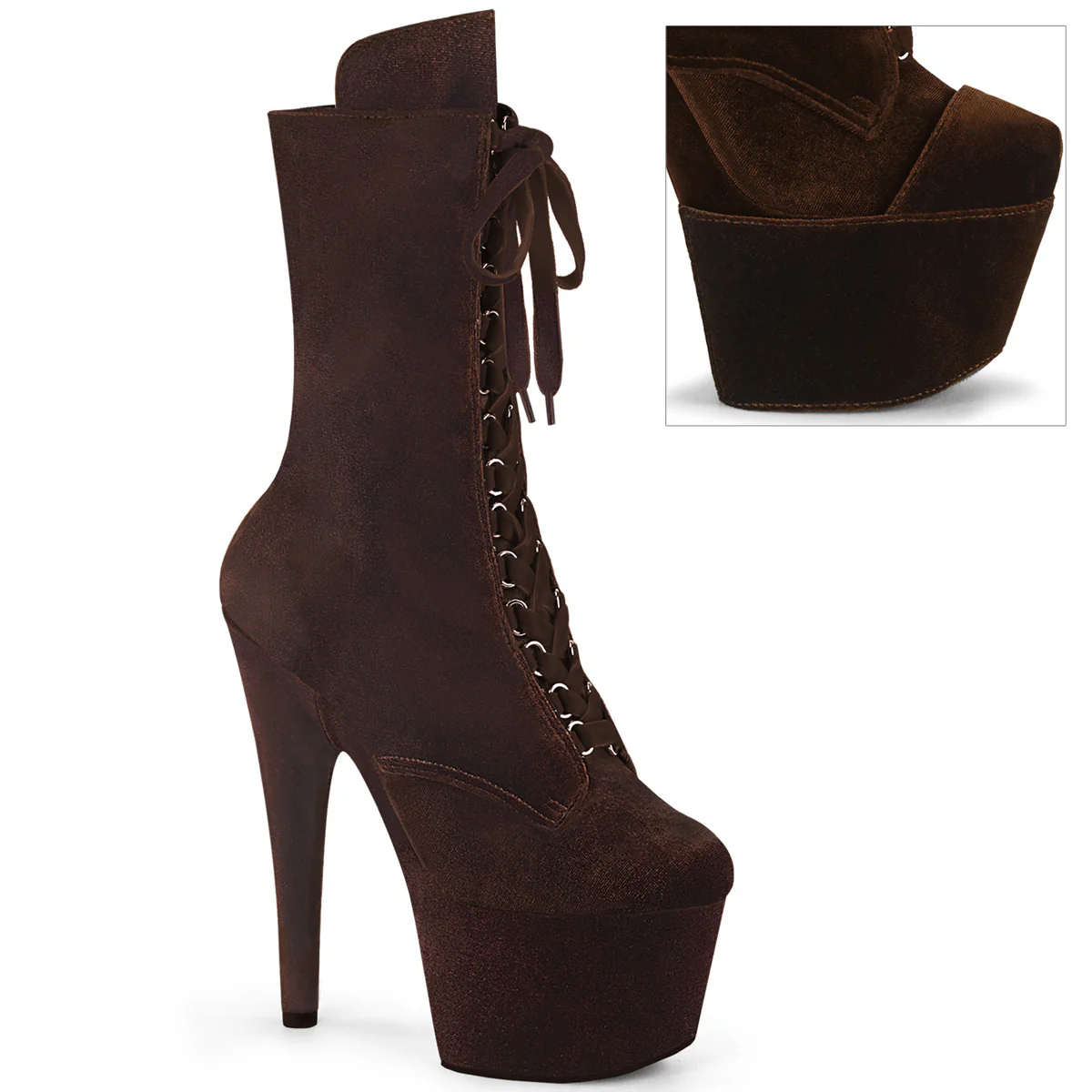 ADORE-1045VEL  Brown Velvet/M