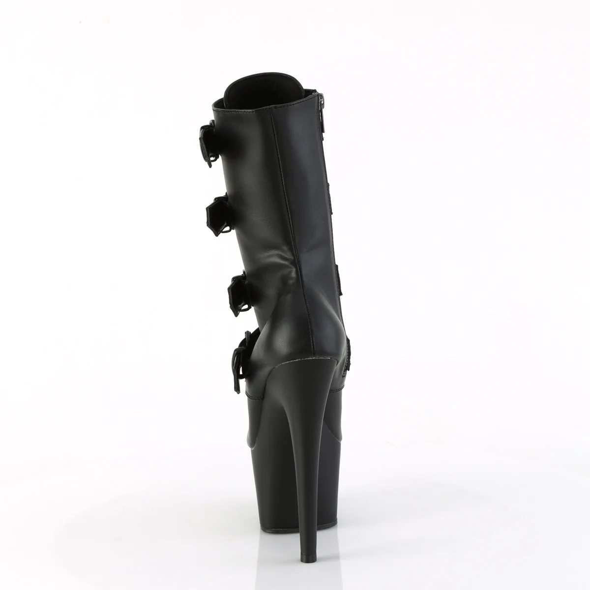 ADORE-1046 Black Faux Leather/Black Matte - Image 4