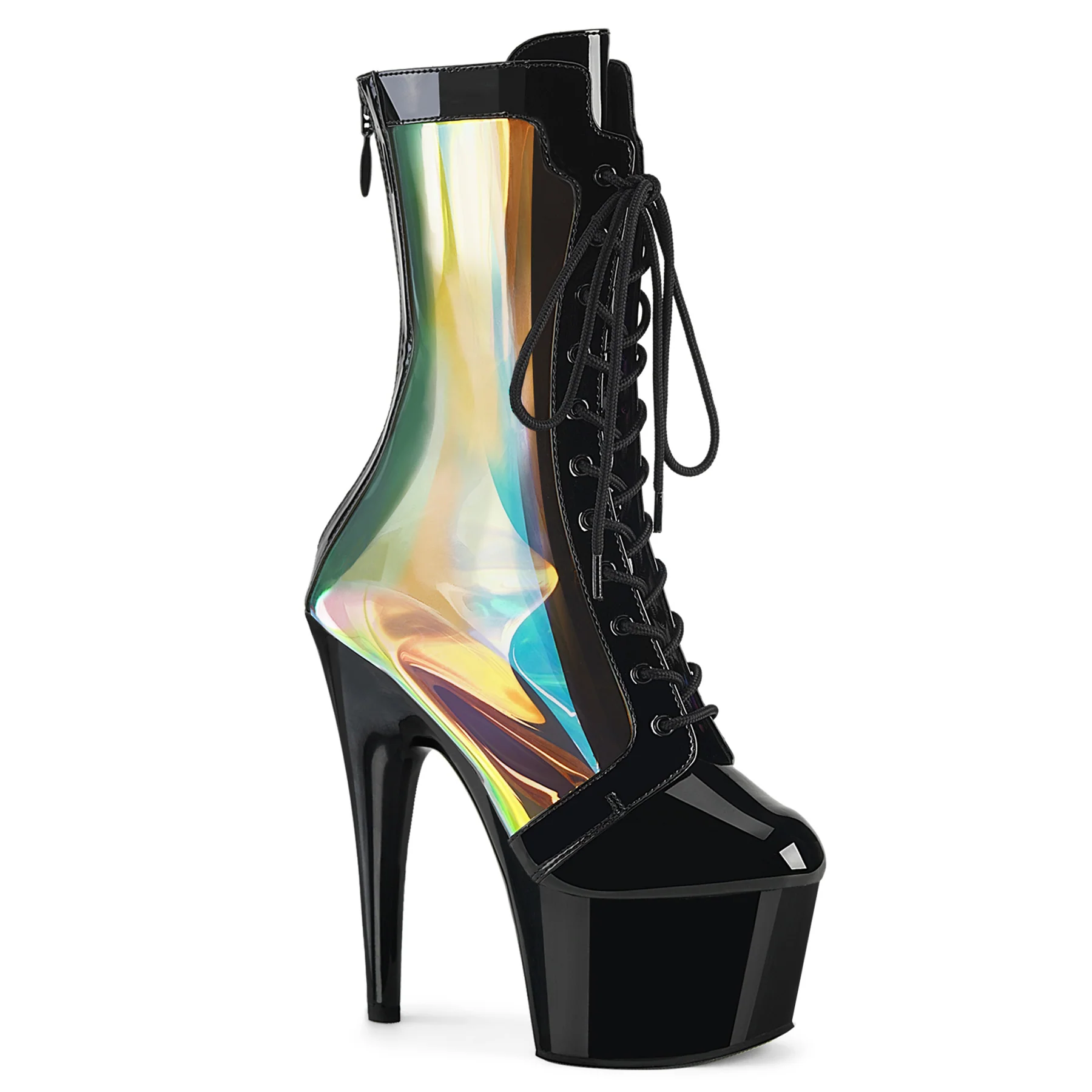 ADORE-1047  Black Patent-Holo/Black