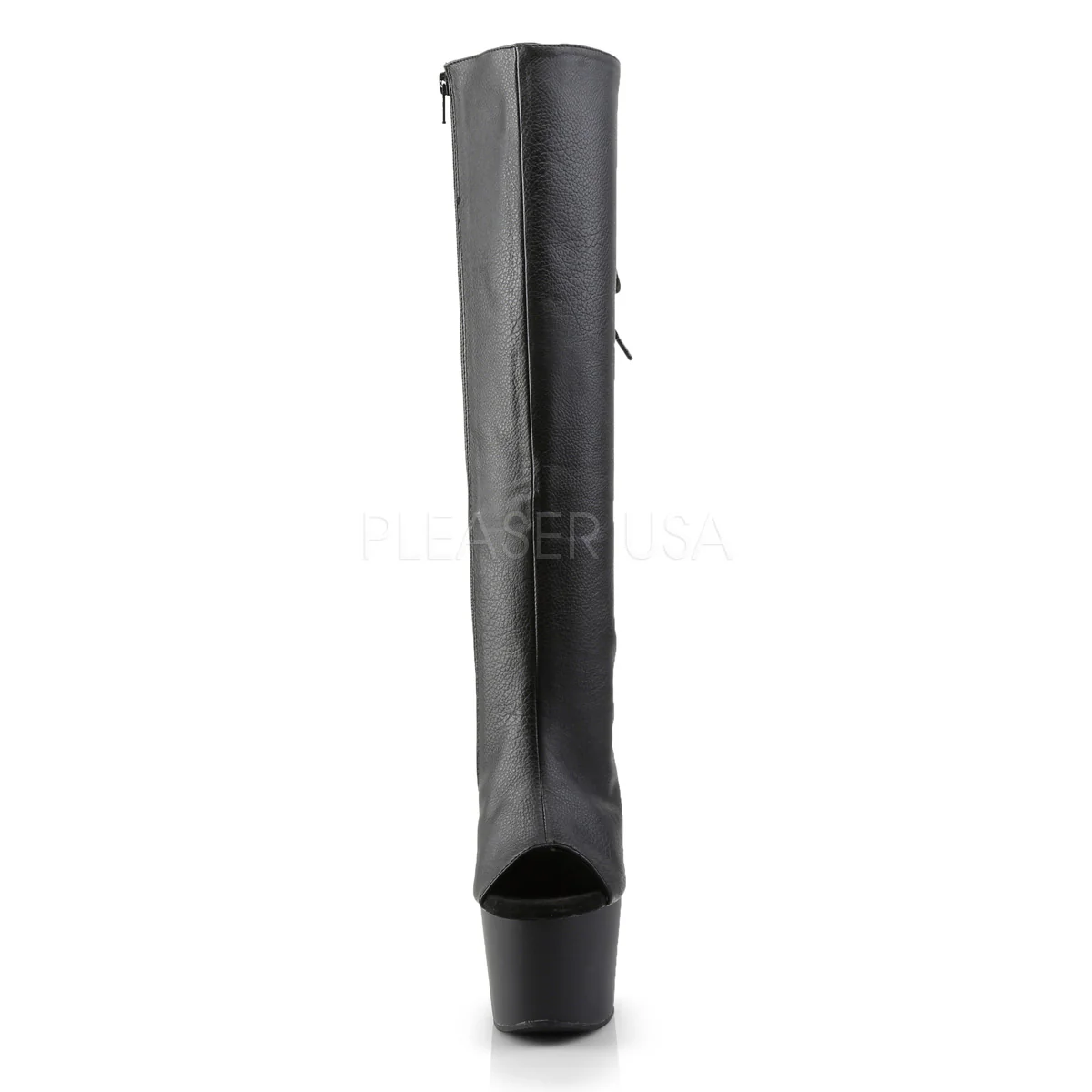 ADORE-2018  Black Faux Leather/Black Matte - Image 2
