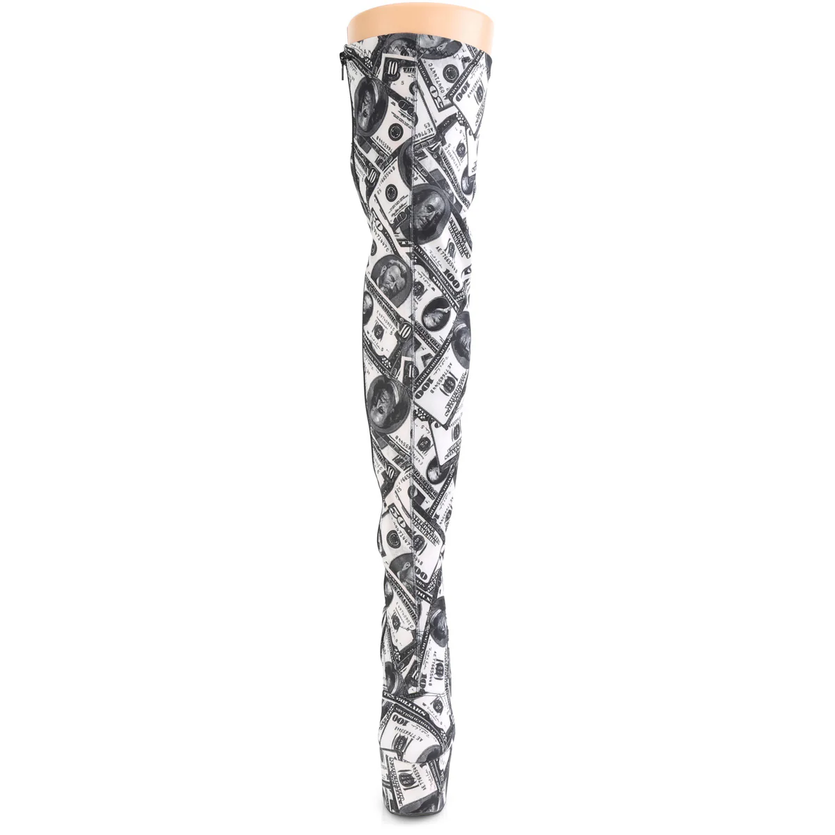 ADORE-3000DP  White-Black Stretch Fabric/White-Black Fabric - Image 2