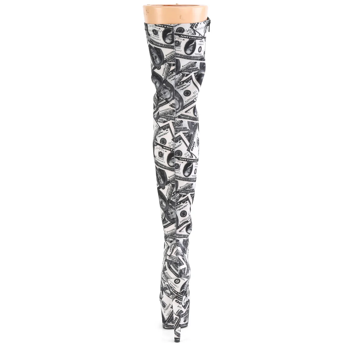 ADORE-3000DP  White-Black Stretch Fabric/White-Black Fabric - Image 4