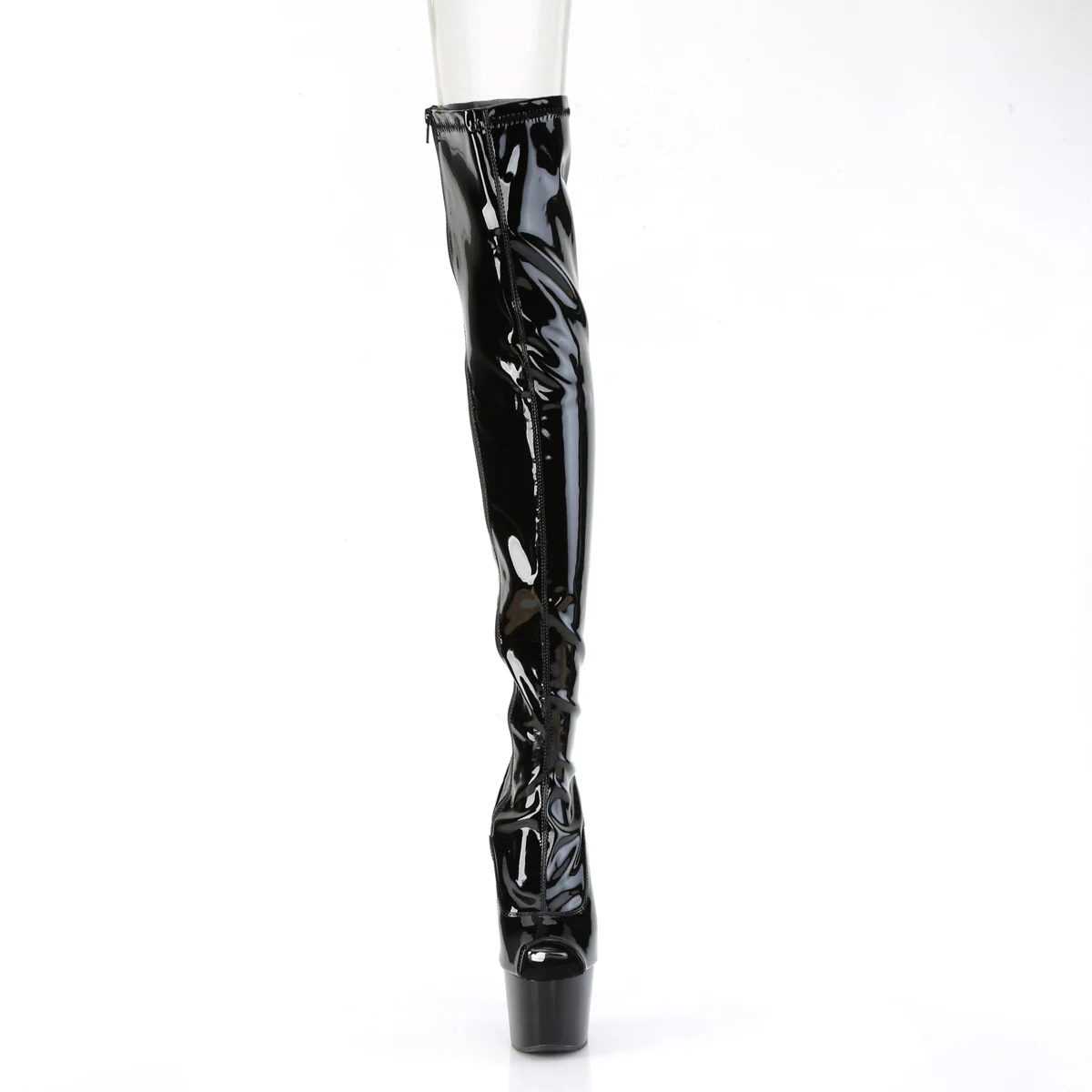 ADORE-3011 Black Stretch Patent/Black - Image 2