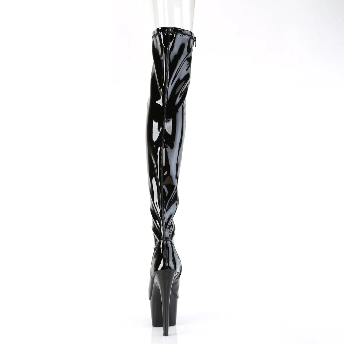 ADORE-3011 Black Stretch Patent/Black - Image 4