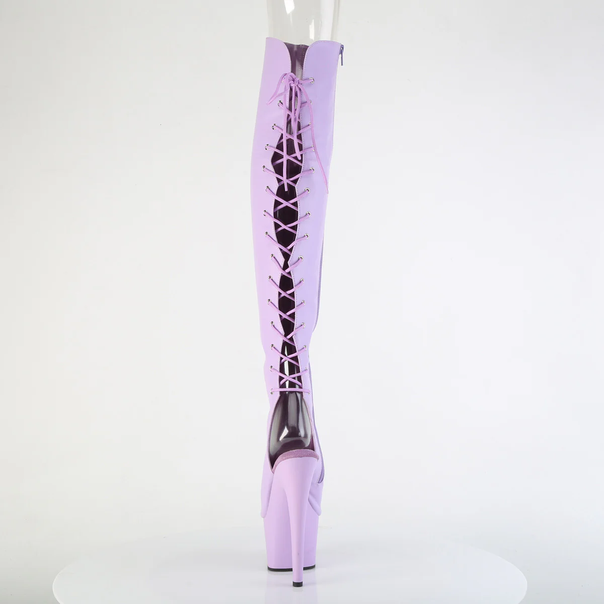 ADORE-3019 Lavender Faux Leather/Lavender Matte - Image 4