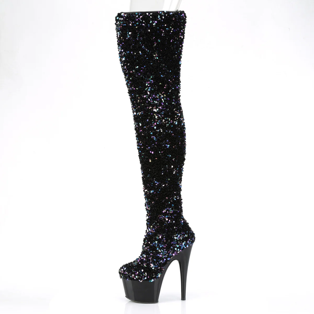ADORE-3020  Black Multi Seuqins/Black - Image 3