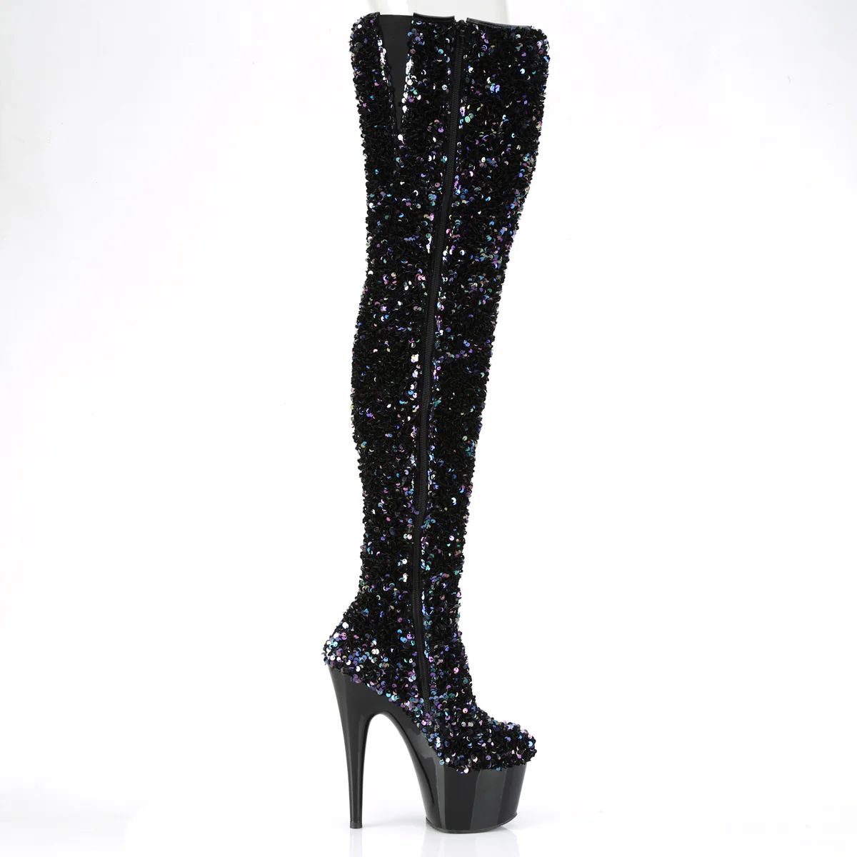 ADORE-3020  Black Multi Seuqins/Black - Image 5