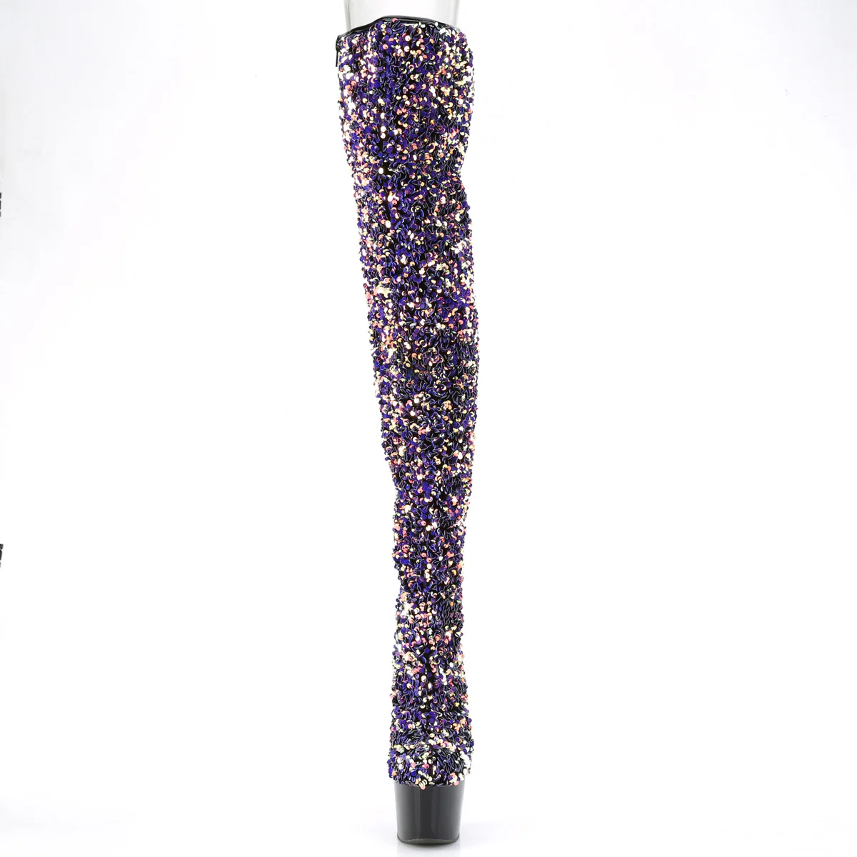 ADORE-3020 Purple Multi Sequins/Black - Image 2
