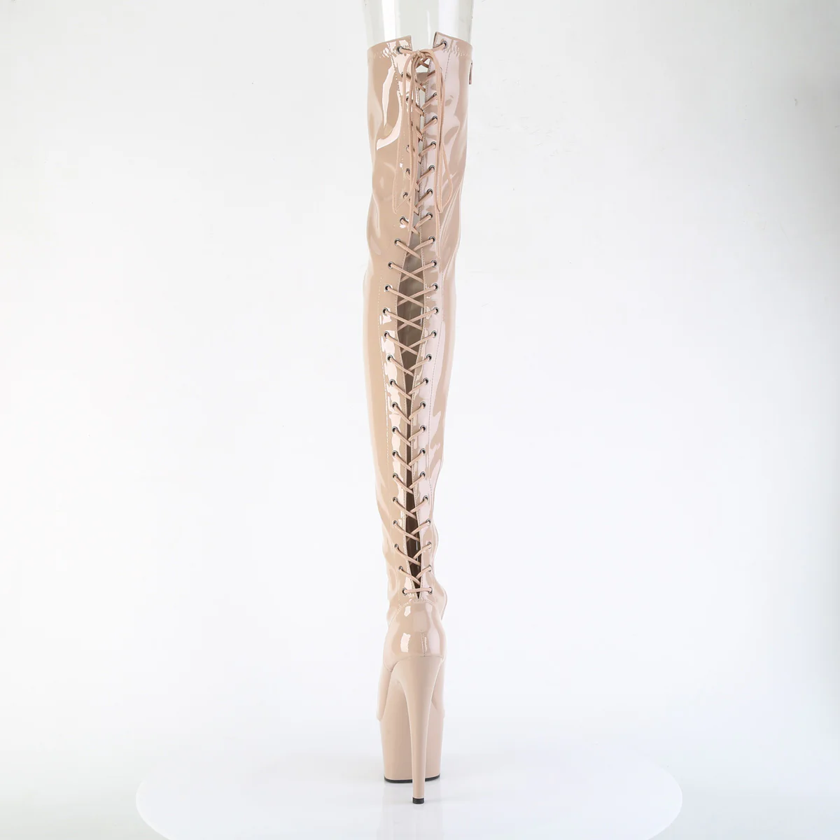 ADORE-3850  Nude Stretch Patent/Nude - Image 4