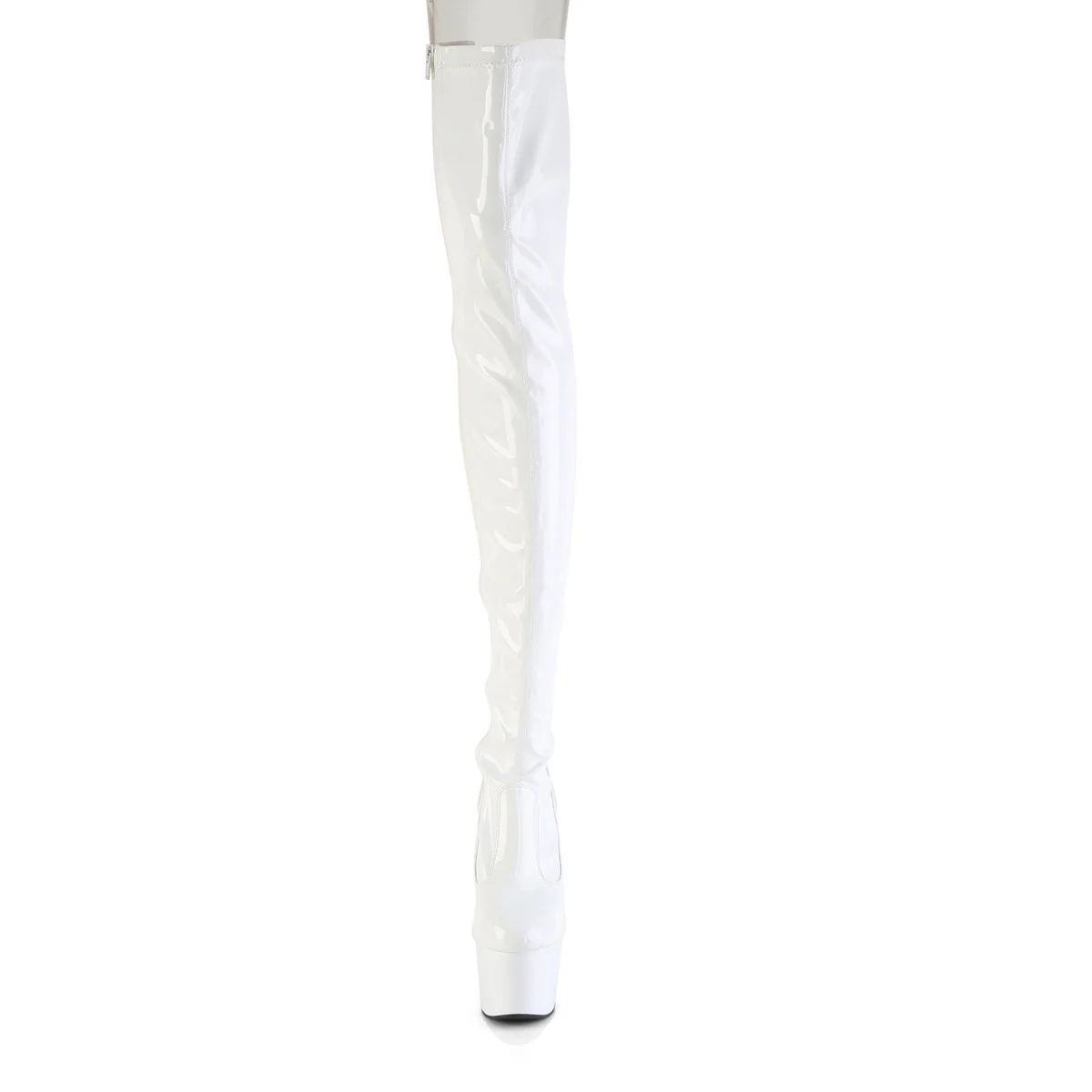 ADORE-3850 White Stretch Patent/White - Image 2