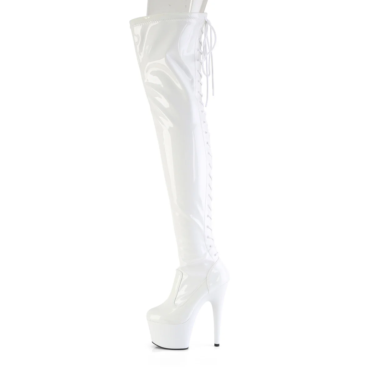 ADORE-3850 White Stretch Patent/White - Image 3