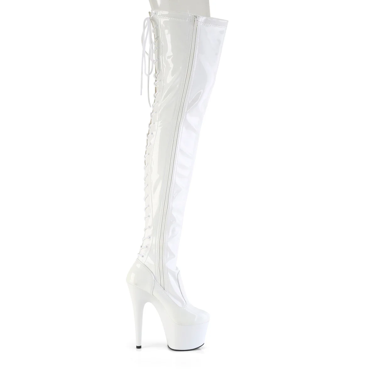 ADORE-3850 White Stretch Patent/White - Image 5