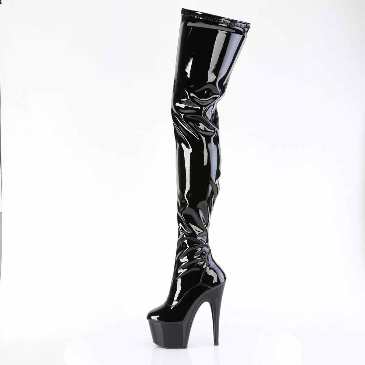 ADORE-4000  Black Stretch Patent/Black - Image 3