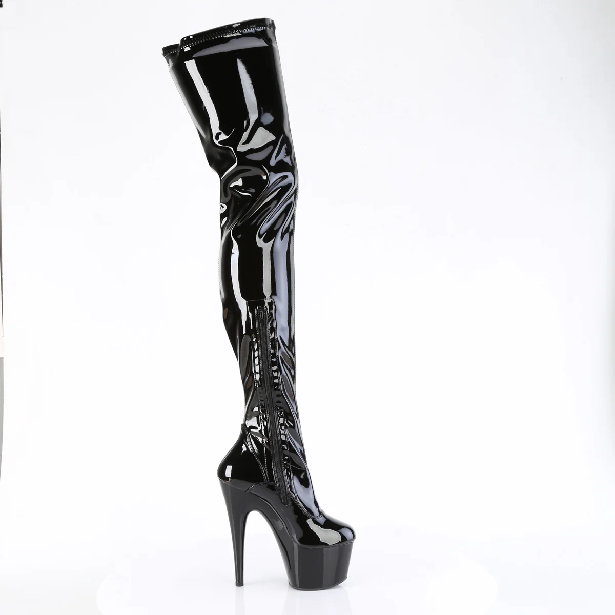 ADORE-4000  Black Stretch Patent/Black - Image 5