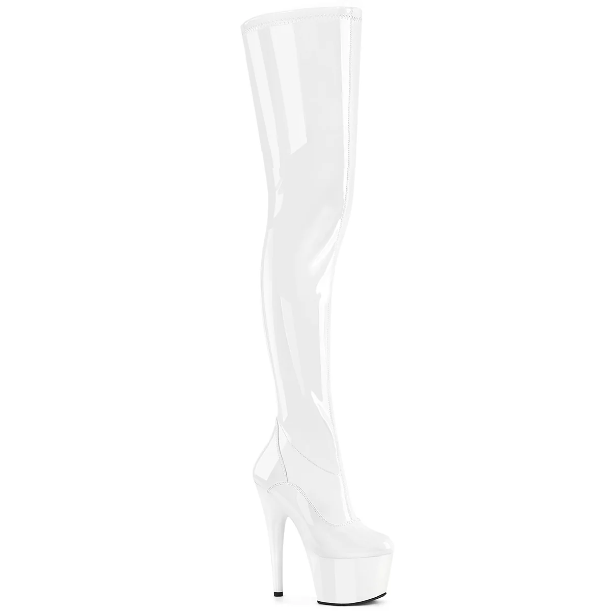 ADORE-4000  White Stretch Patent/White