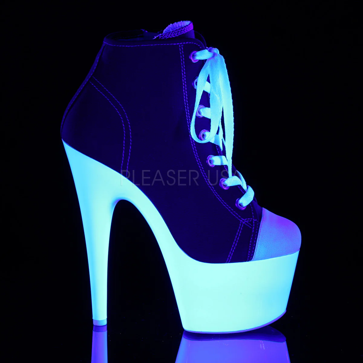 ADORE-700SK-02  Red Canvas/Neon White - Image 4