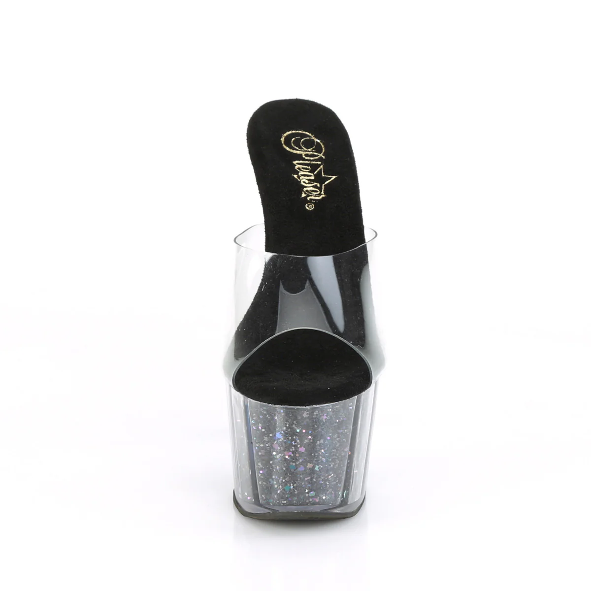 ADORE-701CG Clear/Black Confetti Glitter - Image 2