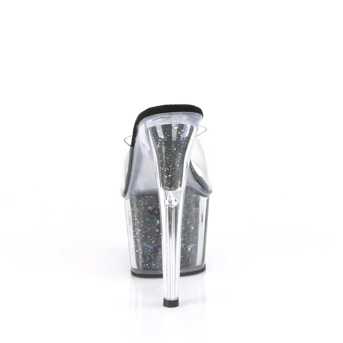 ADORE-701CG Clear/Black Confetti Glitter - Image 4