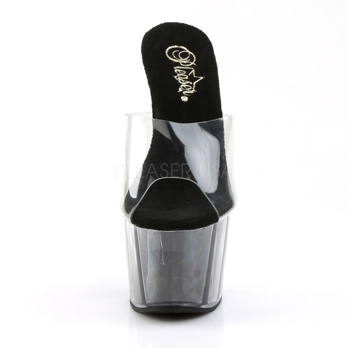 ADORE-701G  Clear/Black Glitter - Image 2