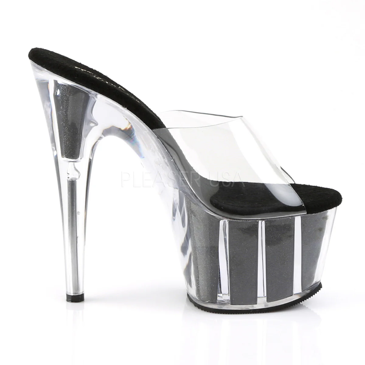 ADORE-701G  Clear/Black Glitter - Image 5